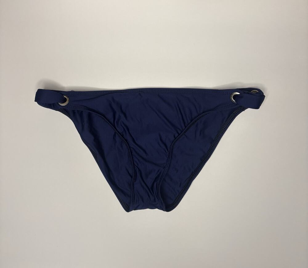 Splendid The Blues Too Low-Rise Grommet Bikini Bottom Dark Navy Sz M